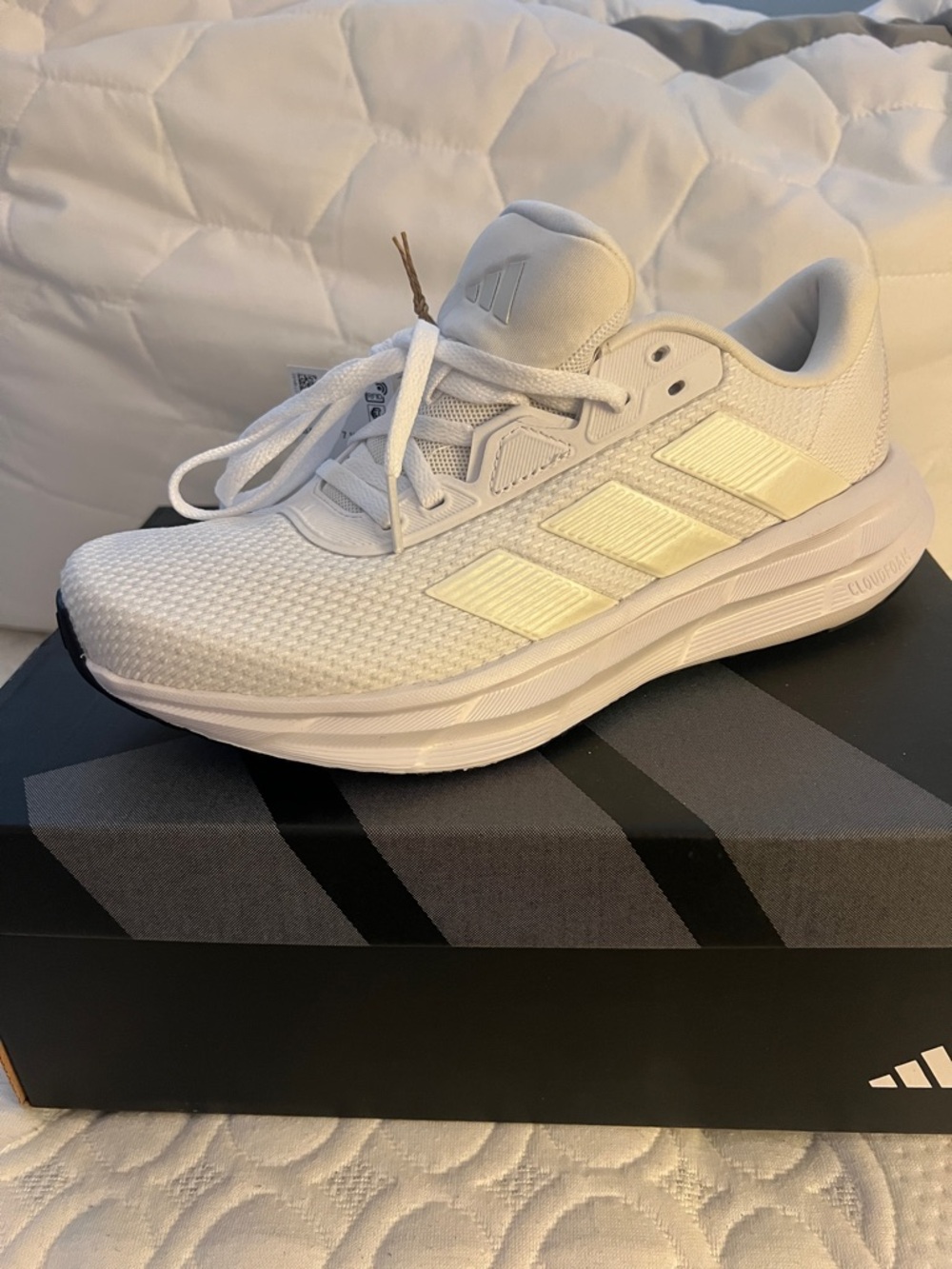 adidas Women's White Mesh Running Sneakers
